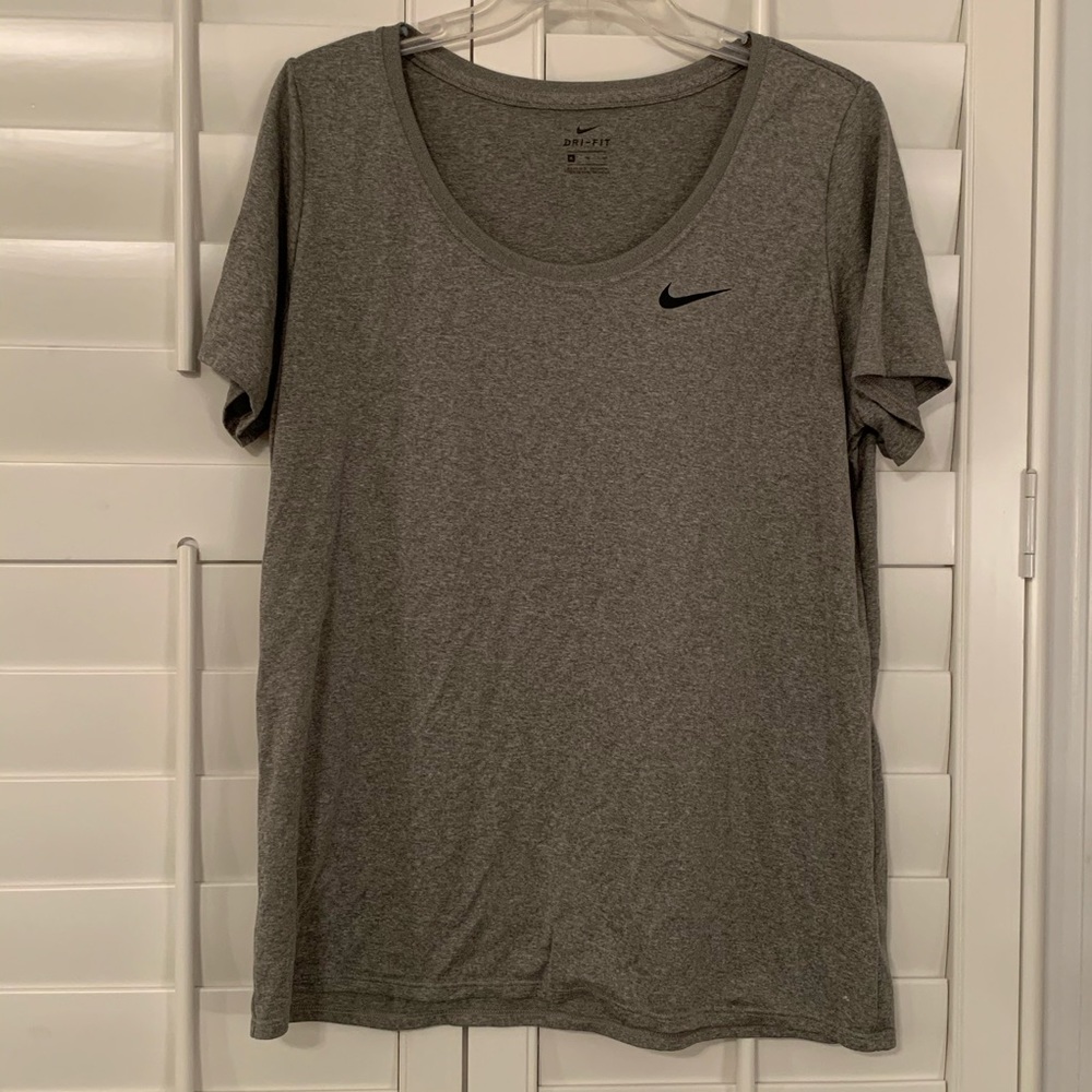 Nike Gray dry fit tee